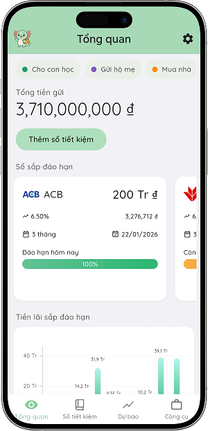 Sổ Tiết Kiệm App